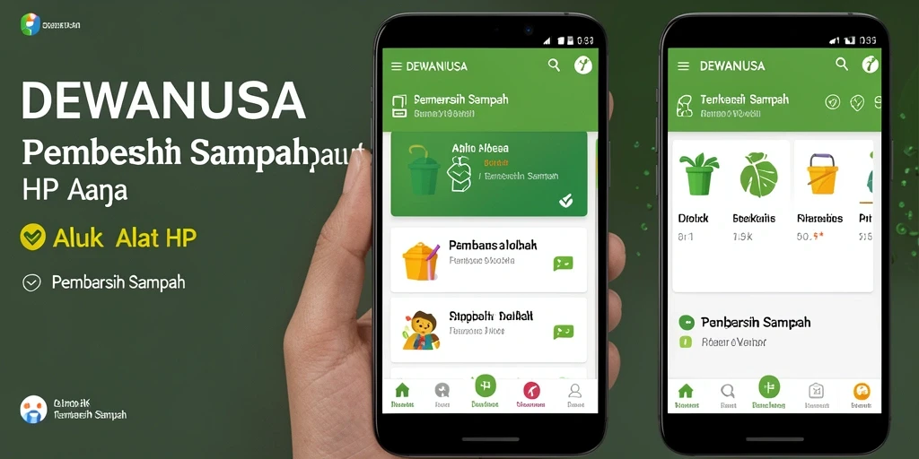 Tampilan antarmuka DEWANUSA yang sederhana dan modern.